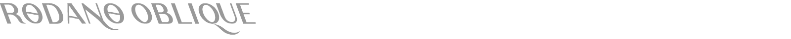 Rodano font preview